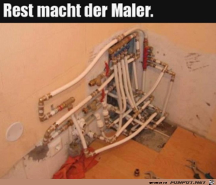 Der Maler hat was zu tun