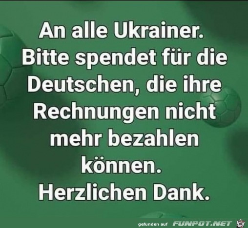 An alle Ukrainer