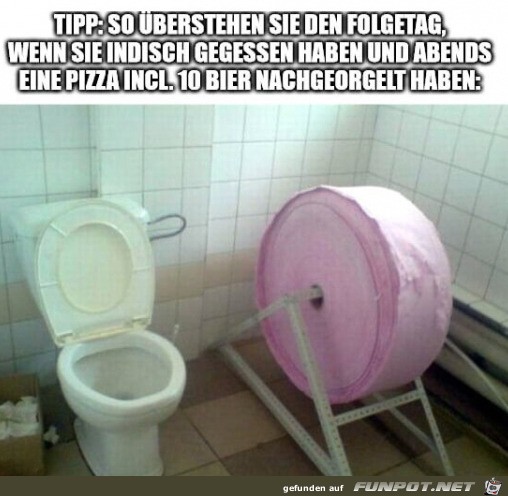 Ziemlich viel Klopapier