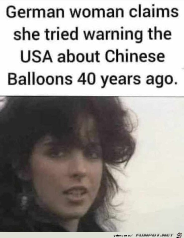 Vor Ballons gewarnt