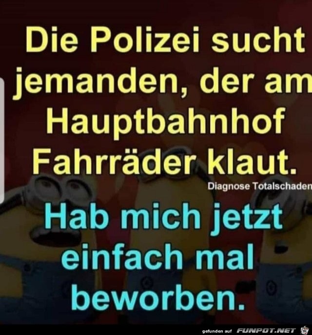 Die Polizei sucht