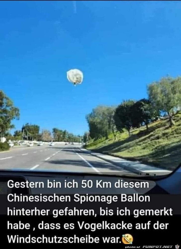 Komischer Ballon