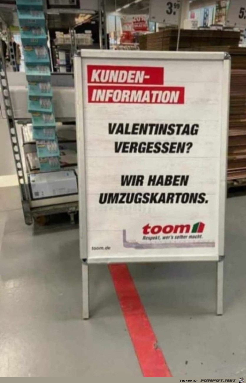 Valentinstag vergessen?