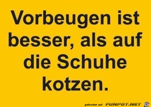 Vorbeugen Vorbeugen