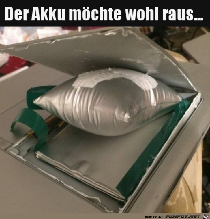 Akku ist kaputt