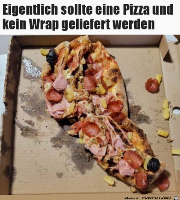 Komische Pizza