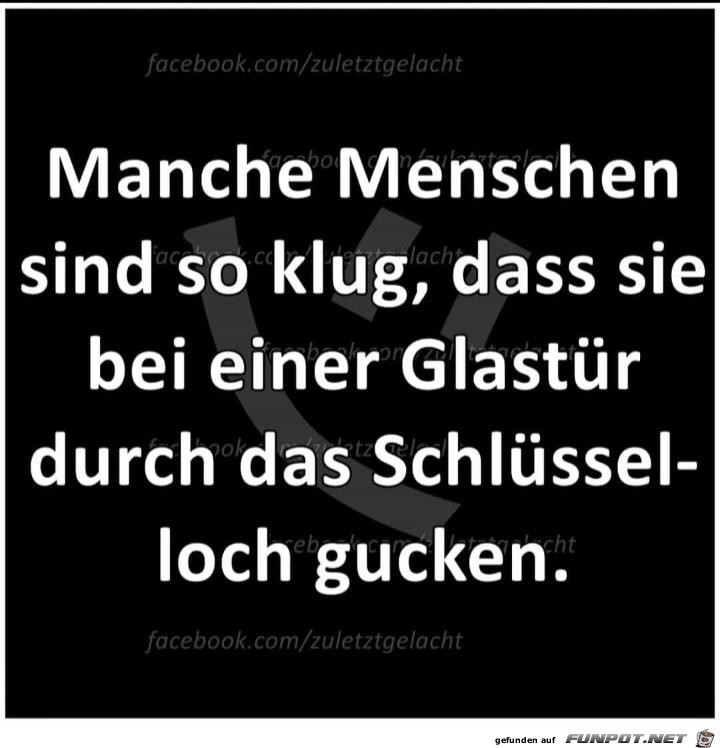 Manche Menschen