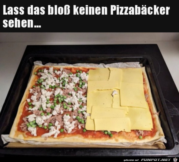 Komische Pizza