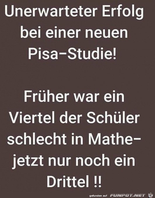 Toll in Mathe