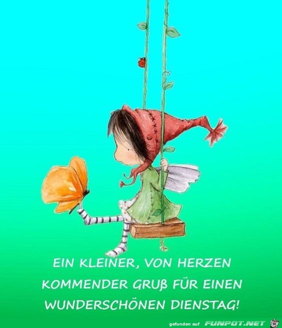 Ein kleiner von Herzen kommender Gru