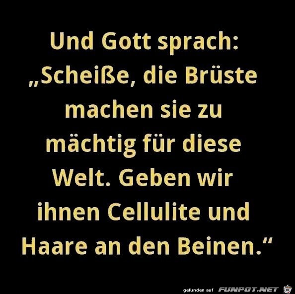 Und Gott sprach Und Gott sprach