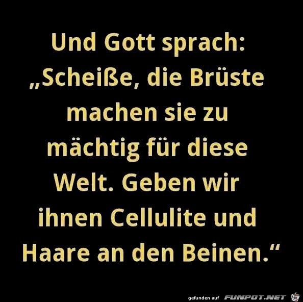 Und Gott sprach