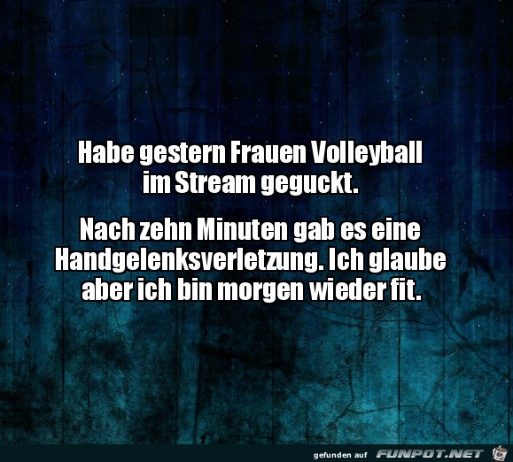 Frauen-Volleyball ist klasse