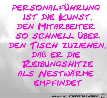 Personalfhrung ist die Kunst ...