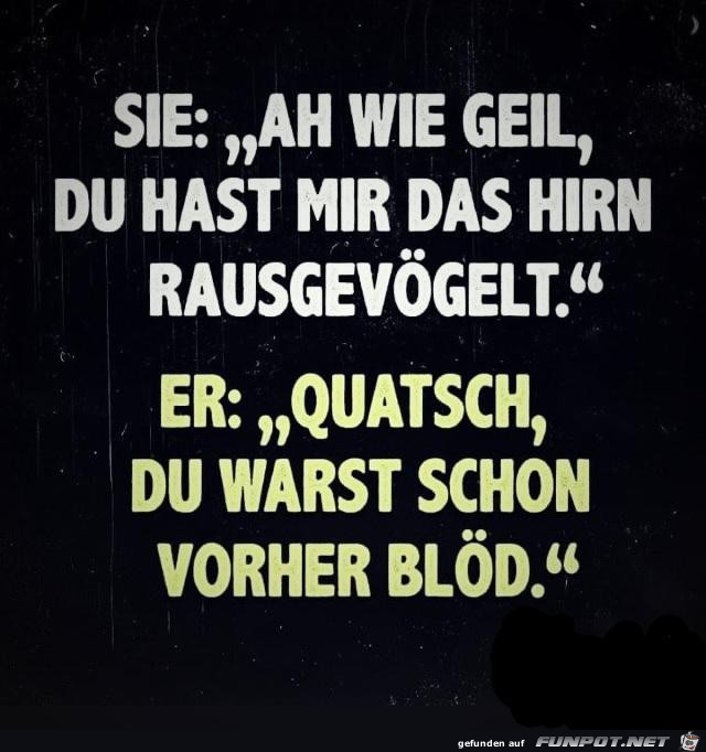 Wie geil