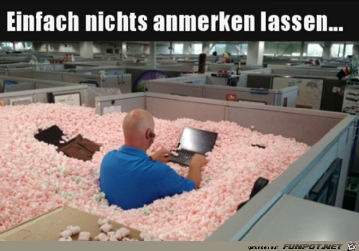 Nichts anmerken lassen