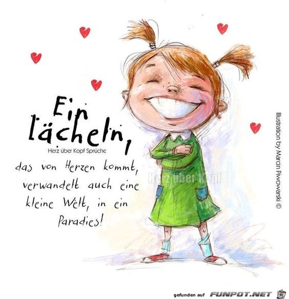 Ein Lcheln das von Herzen kommt
