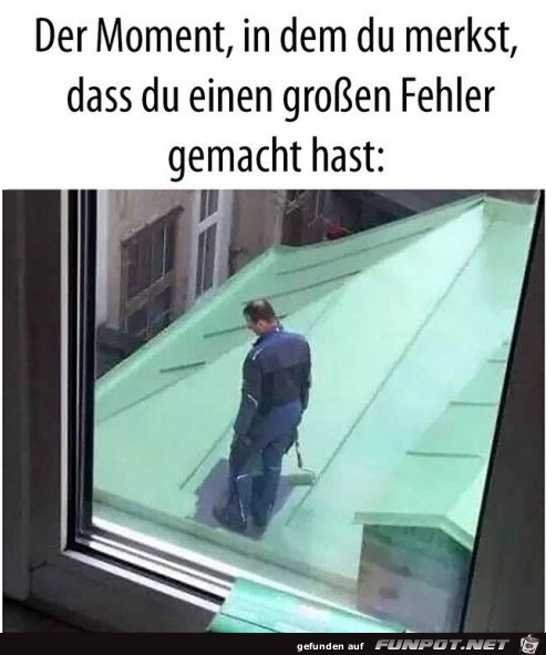 Fehler gemacht