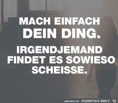 Mach einfach