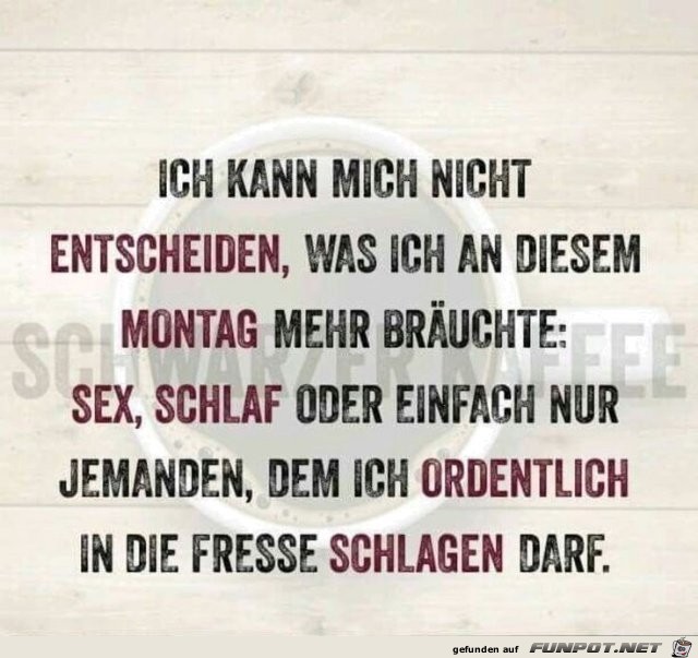 In die Fresse