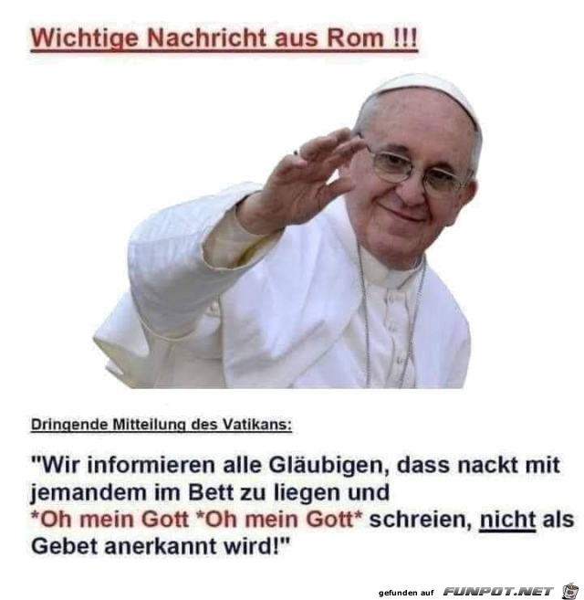 Wichtige Nachricht