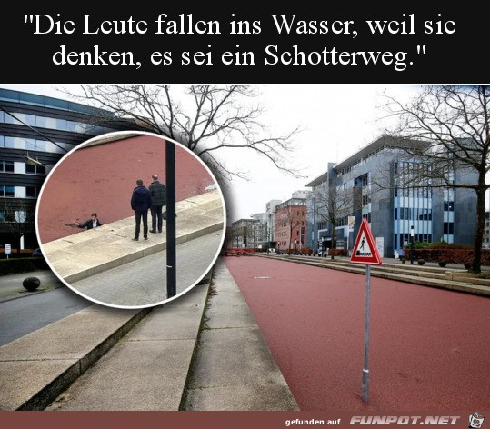 Das ist kein Schotterweg