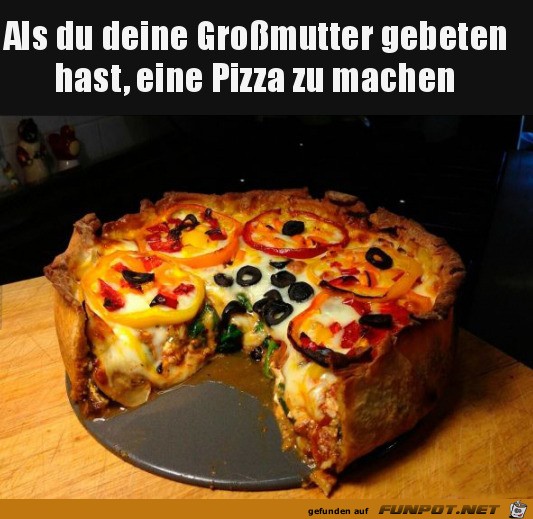 Pizza-Kuchen Pizza-Kuchen