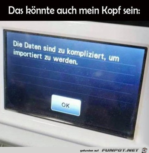 Knnte mein Kopf sein