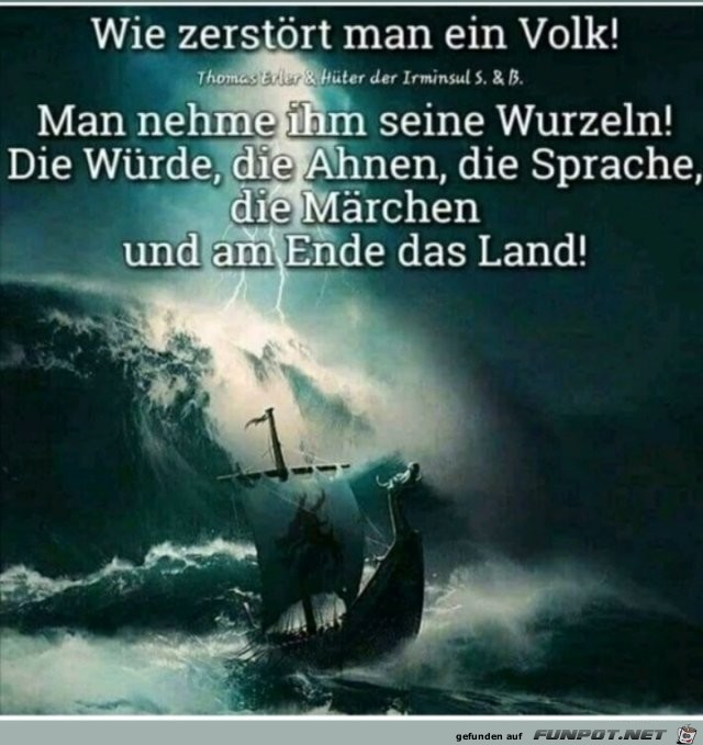 Wie zerstrt man ein Volk