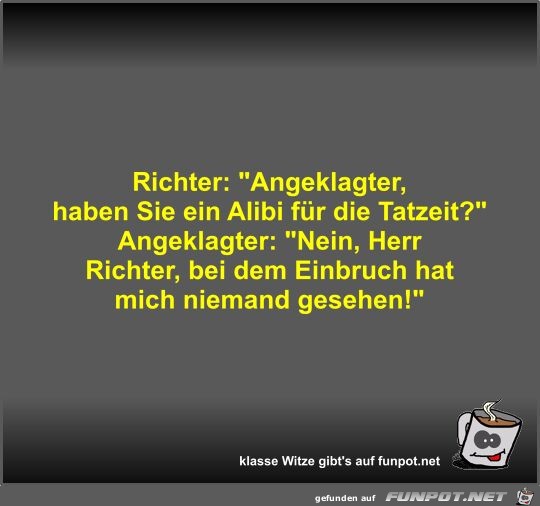 Richter: Angeklagter