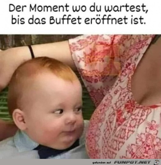 Wann erffnet das Buffet?