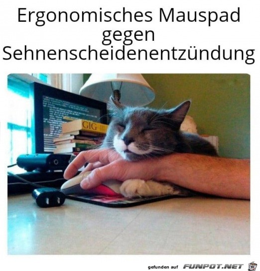 Ergonomisches Mauspad