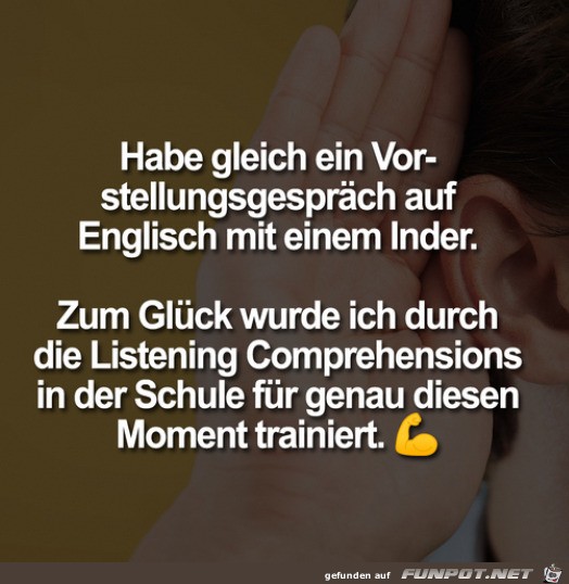 Listening Comprehensions