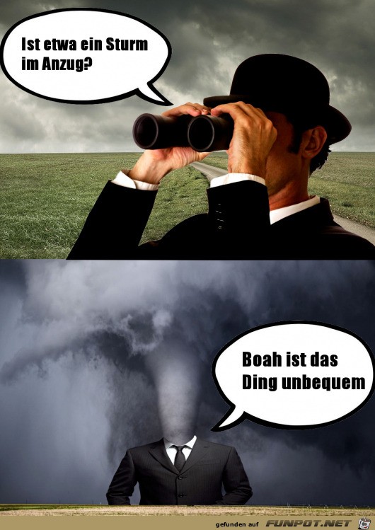 Sturm im Anzug