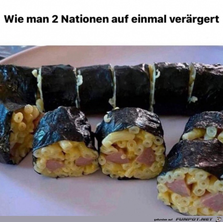 Zwei Nationen verrgert