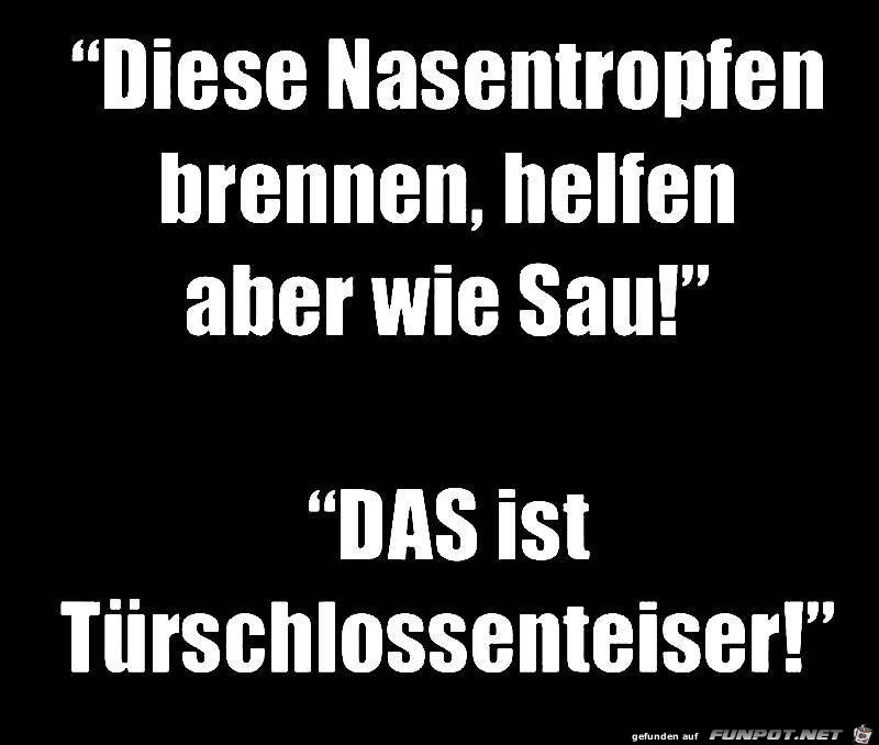 Nasentropfen Nasentropfen