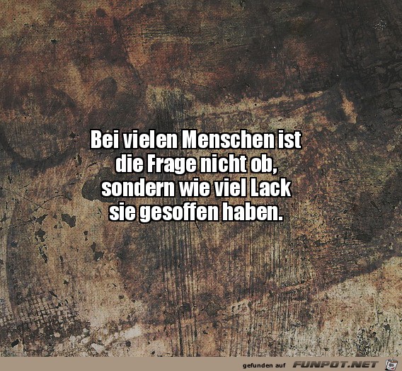 Wie viel Lack