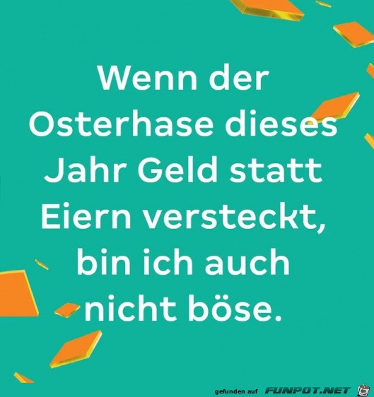 Geld verstecken wre klasse