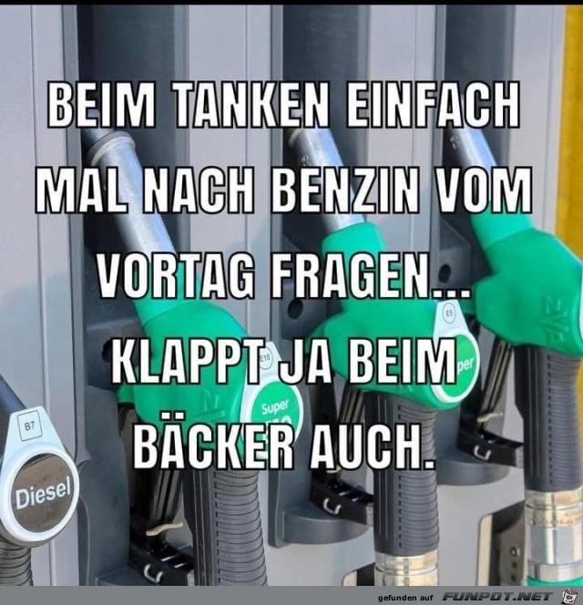 Beim Tanken