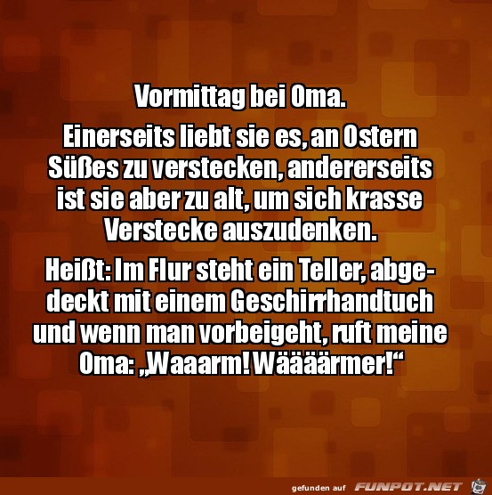 Ostern bei Oma