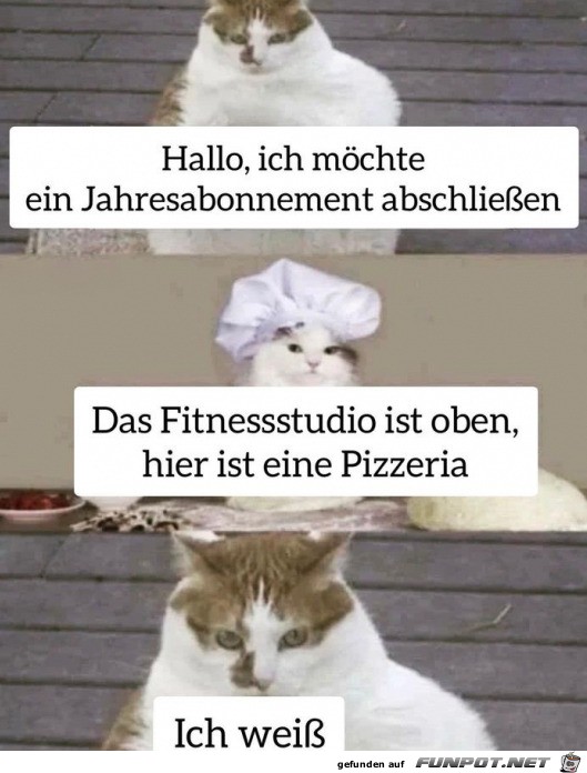 Jahresabo fr die Pizzeria