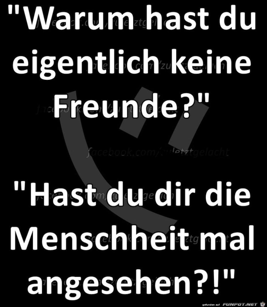 keine Freunde