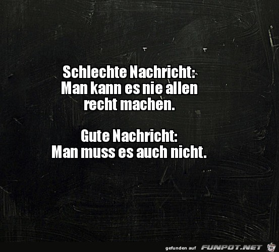 Man muss gar nichts