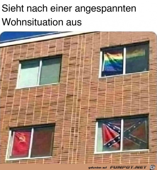 Angespannte Wohnsituation