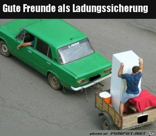 Ladungssicherung mal anders