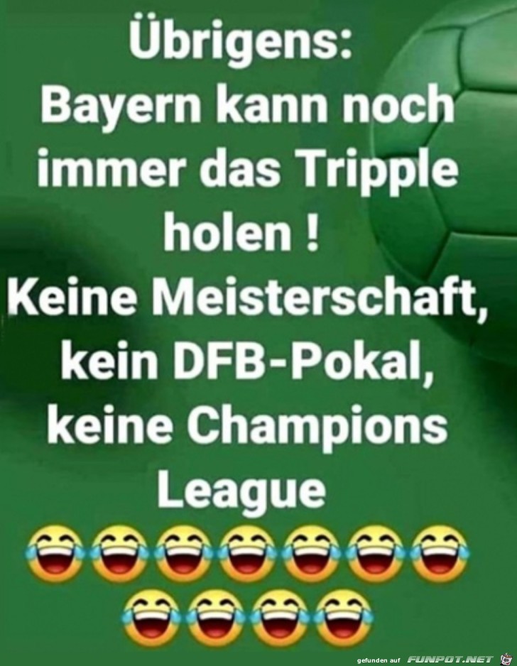 Bayern kann Triple immer noch holen