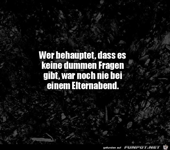 Dumme Fragen