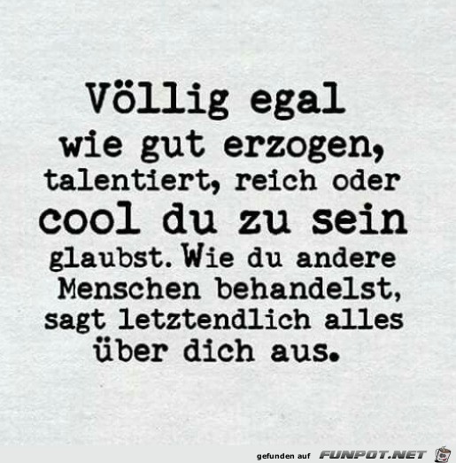 So ist es