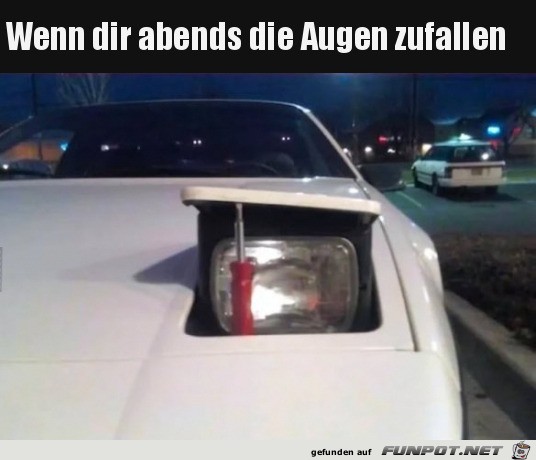 Augen offen halten