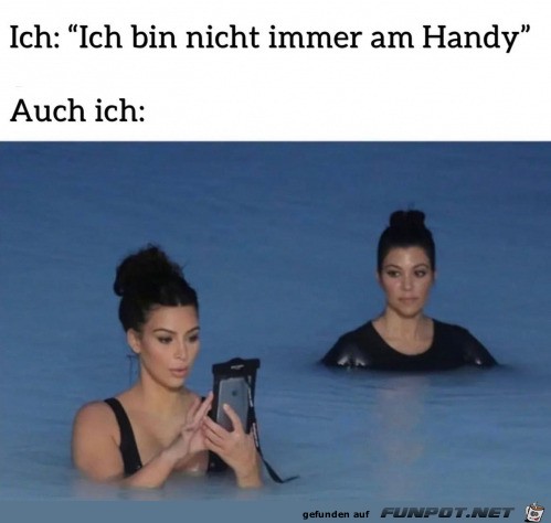 Nicht immer am Handy